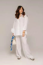 Сорочка жіноча лляна Brigittу 2 кольори від FEEL AND FLY