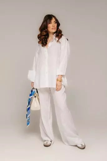 Сорочка жіноча лляна Brigittу 2 кольори від FEEL AND FLY