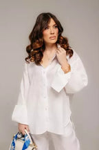 Сорочка жіноча лляна Brigittу 2 кольори від FEEL AND FLY