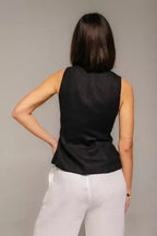 Dámska ľanová vesta Louise v 2 farbách od značky FEEL AND FLY