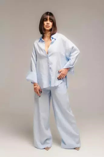 Сорочка жіноча лляна Brigittу 2 кольори від FEEL AND FLY