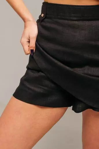 Ľanové sukňovo-šortkové šortky DARIA v 3 farbách od značky FEEL AND FLY