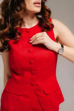 Dámska ľanová vesta Louise v 2 farbách od značky FEEL AND FLY