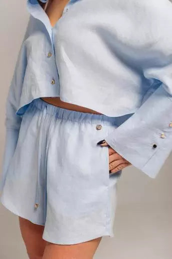 Dámske ľanové šortky Nora 2 farby od značky FEEL AND FLY